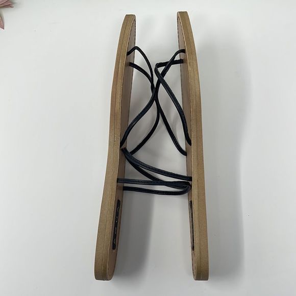 Aqua Womens AQ-Zues Leather Open Toe Strappy Sandal - Picture 10 of 10